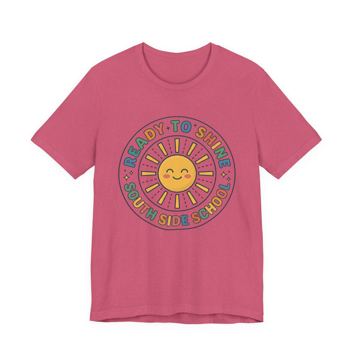 Ready to Shine Sun Graphic Tee | First Day of School, Grade Photo Shirt
