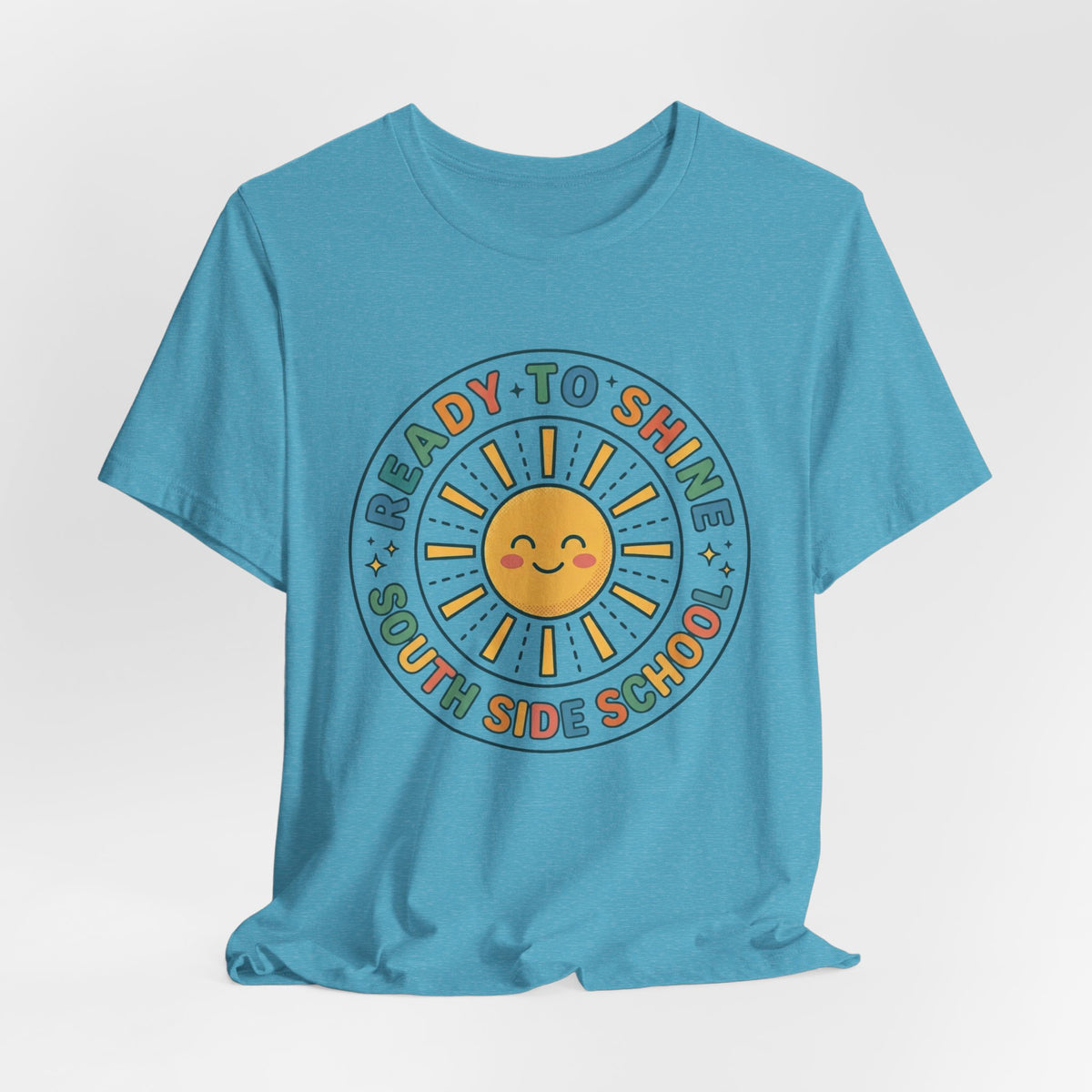 Ready to Shine Sun Graphic Tee | First Day of School, Grade Photo Shirt