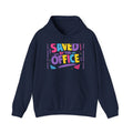 Hoodie — "Saved by the Office" Retro Graphic Pullover