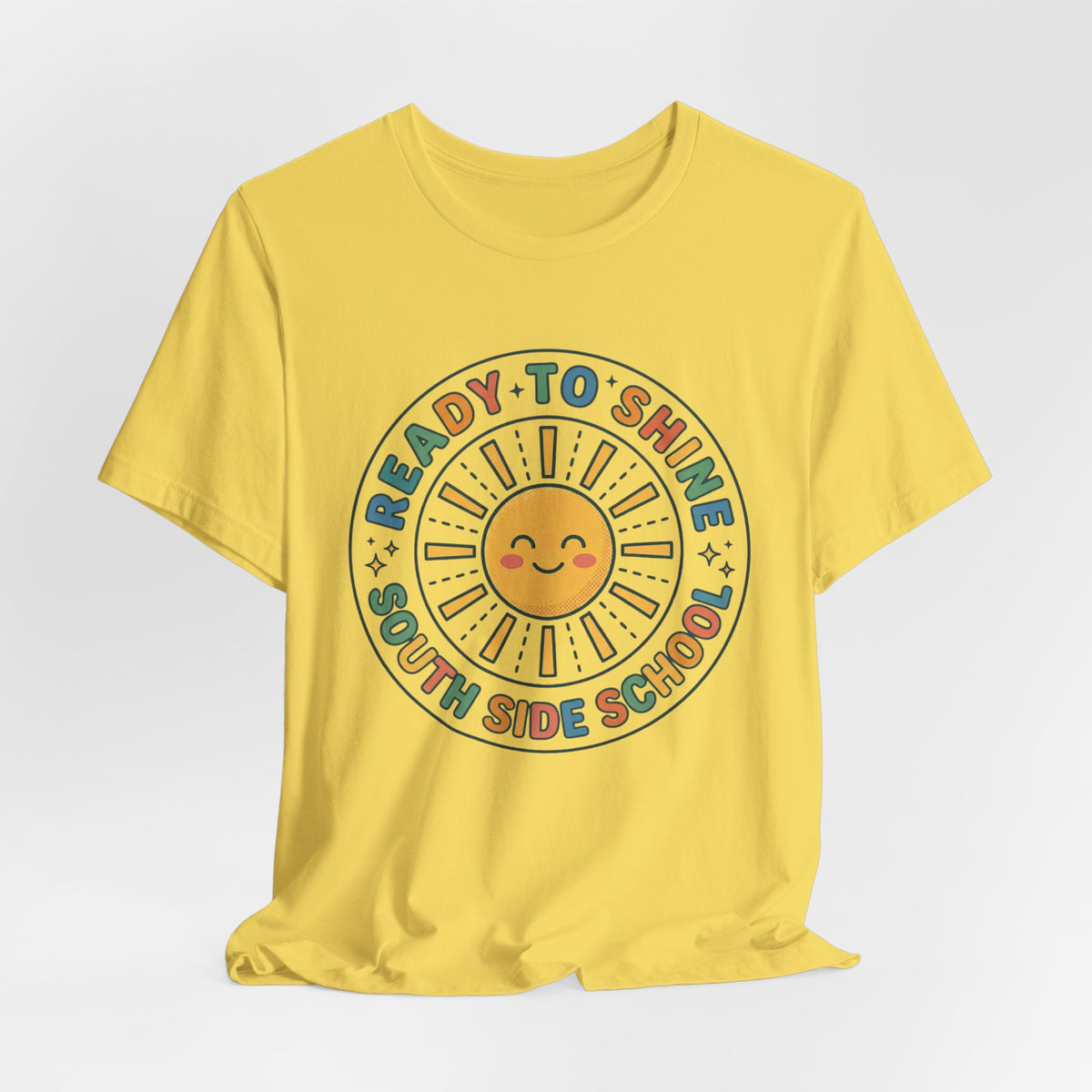 Ready to Shine Sun Graphic Tee | First Day of School, Grade Photo Shirt