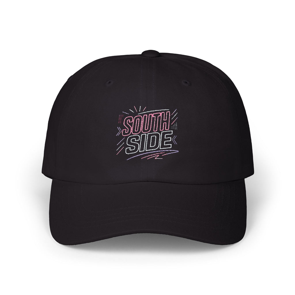 Dad Cap — Retro 'Sister' Script Embroidered White Baseball Hat