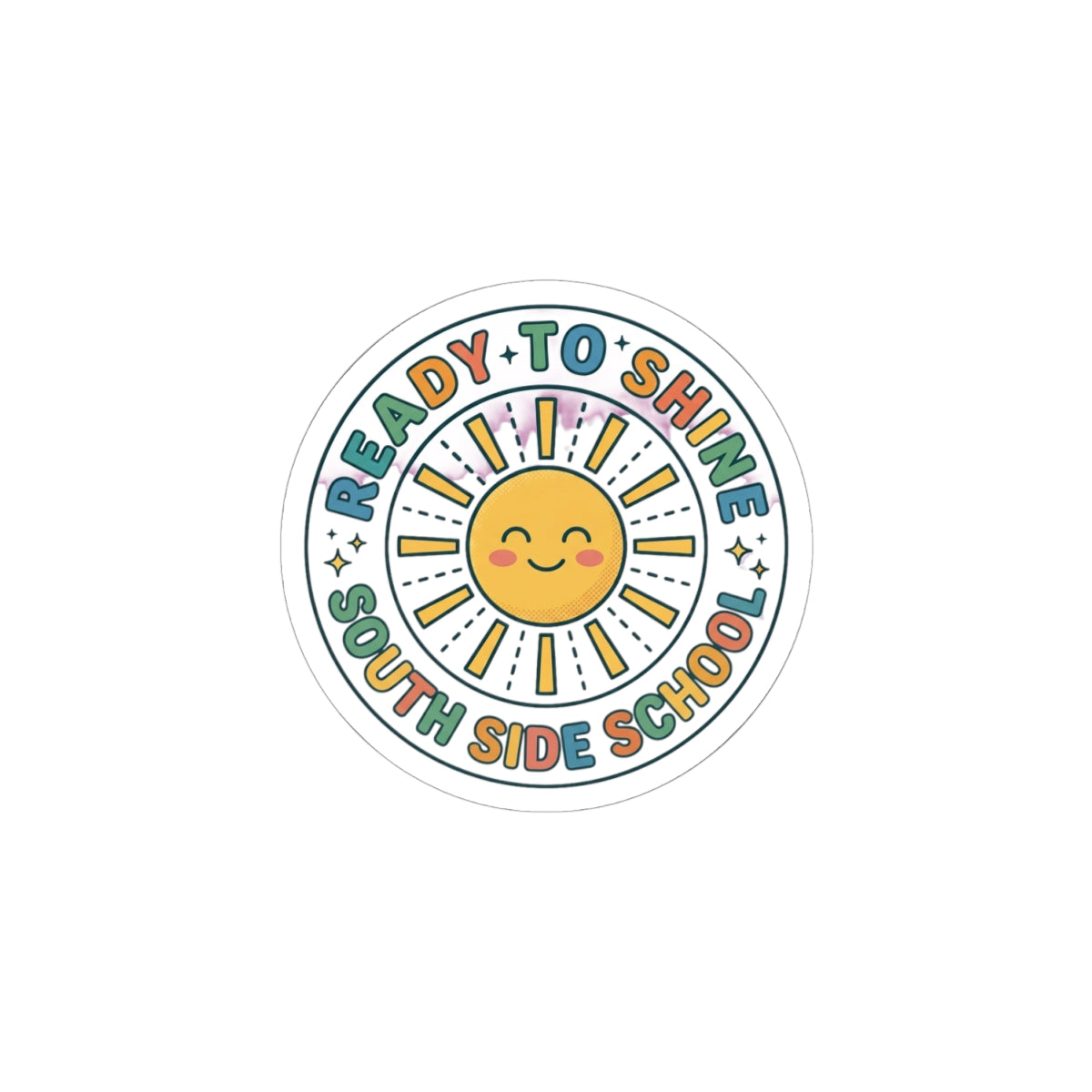 Ready to Shine Sun Sticker | First Day of School, Grade Personalization