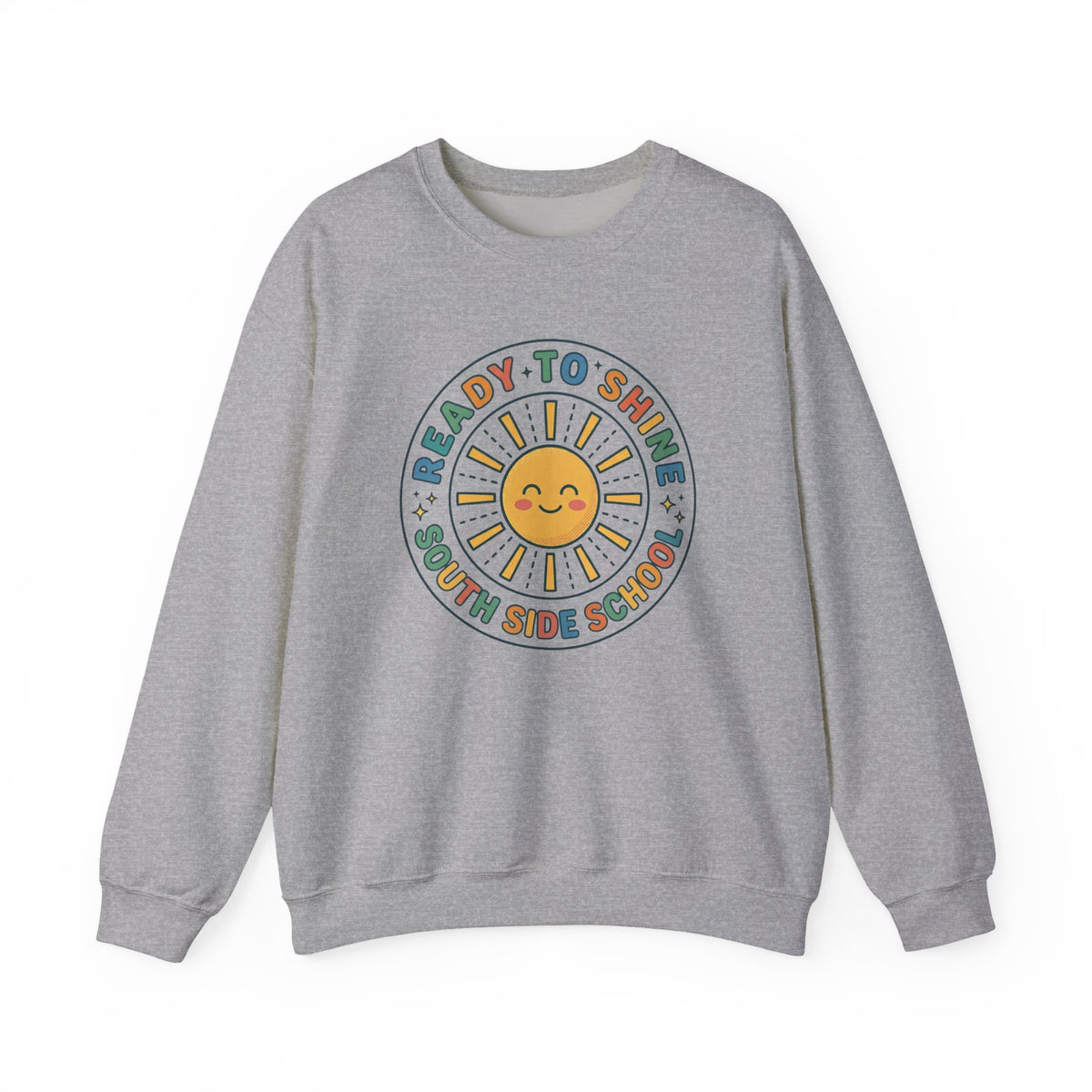 Ready to Shine Sun Graphic Crewneck | First Day of School Sweatshirt