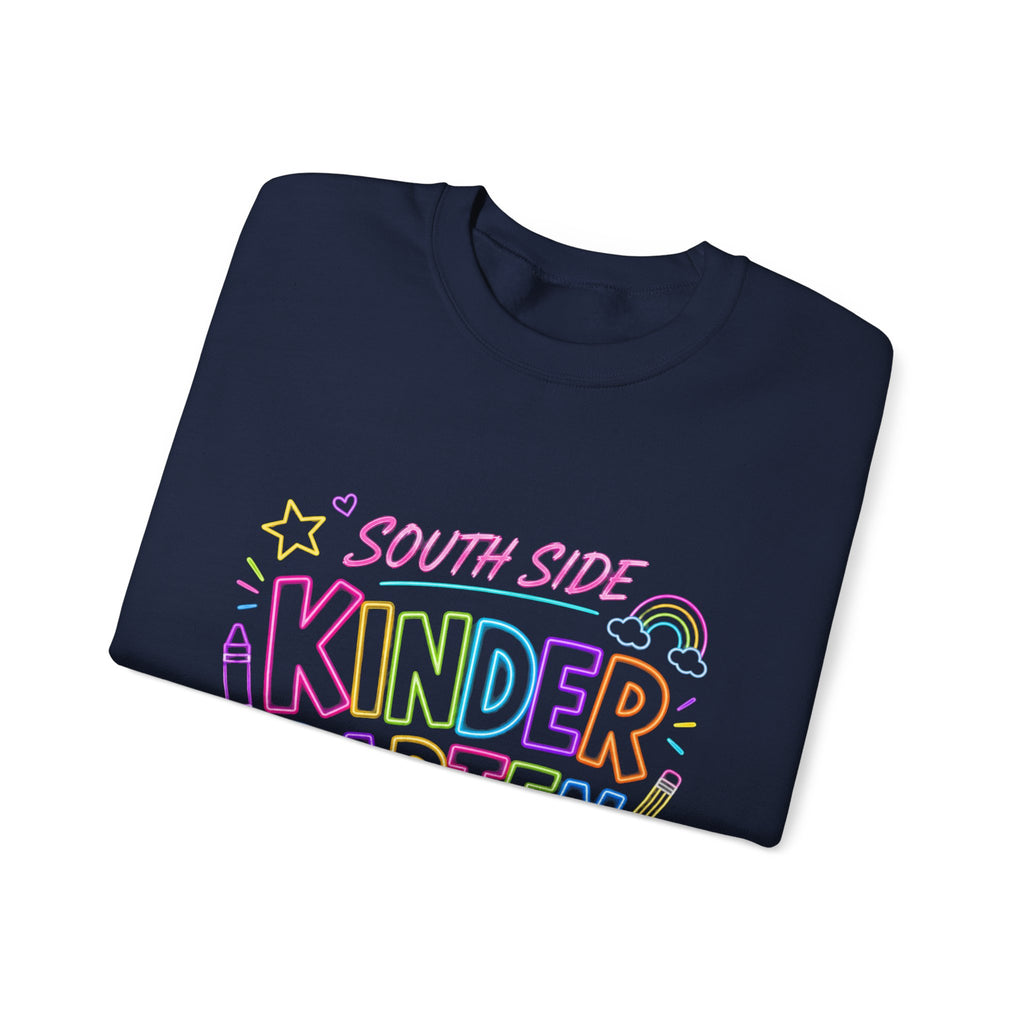 Kindergarten Crewneck Sweatshirt — South Side Pastel Kids School Shirt
