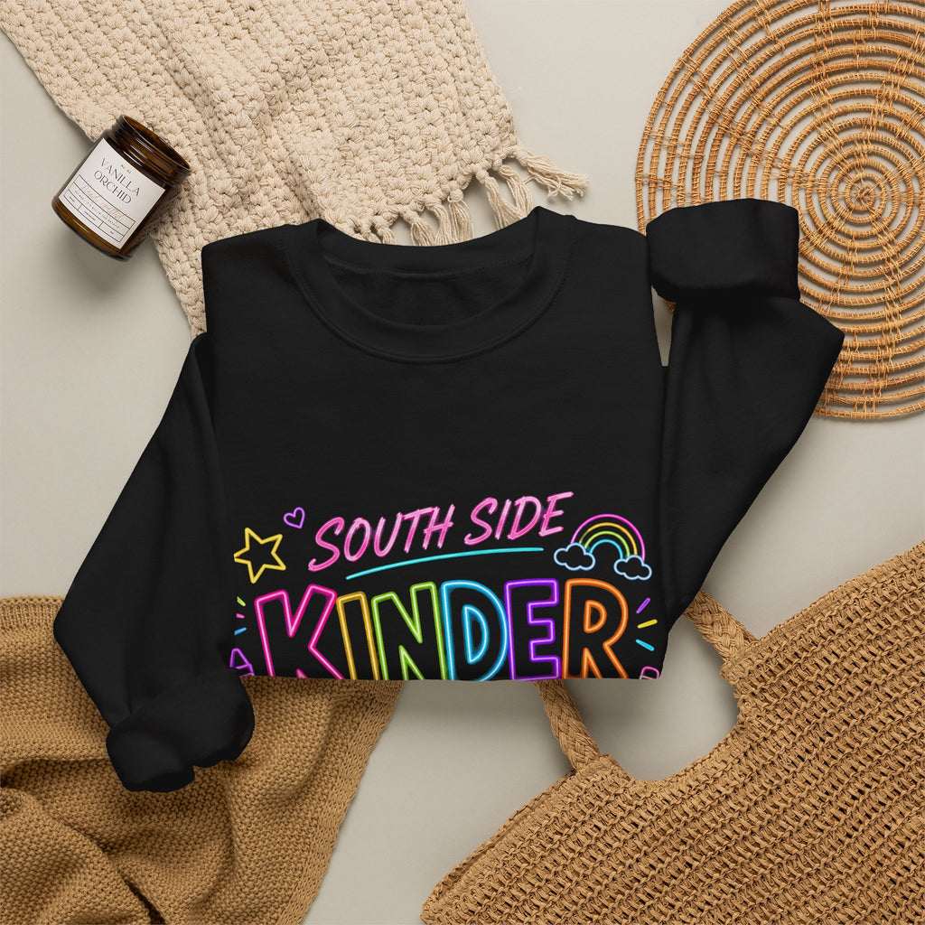 Kindergarten Crewneck Sweatshirt — South Side Pastel Kids School Shirt