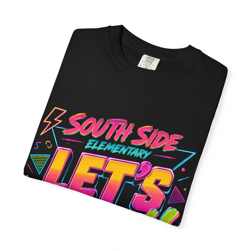Let's Glow! Neon Retro T-Shirt — South Side Elementary Glow Party Tee