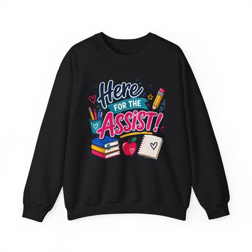 "Here for the Assist!" School Graphic