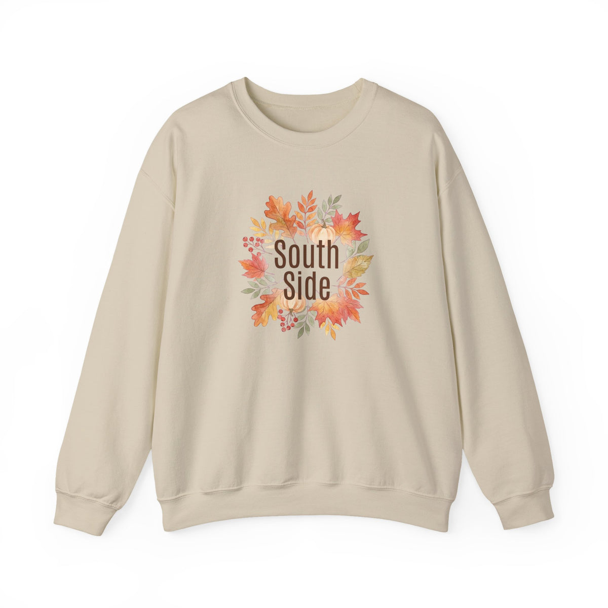 South Side Fall Leaves Crewneck Sweatshirt | Thanksgiving, Harvest