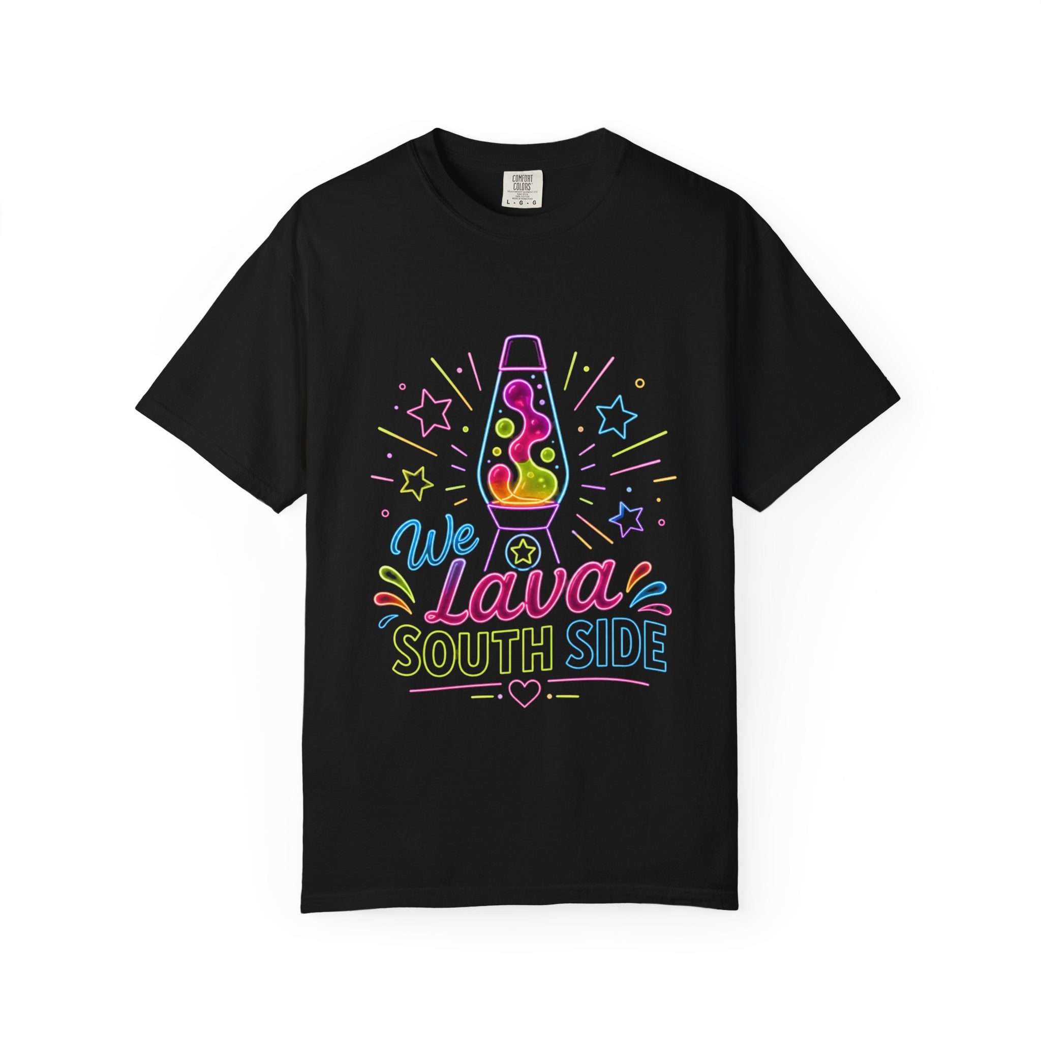 Lava Lamp 'We Lava South Side' T-Shirt — Retro Neon Graphic Tee