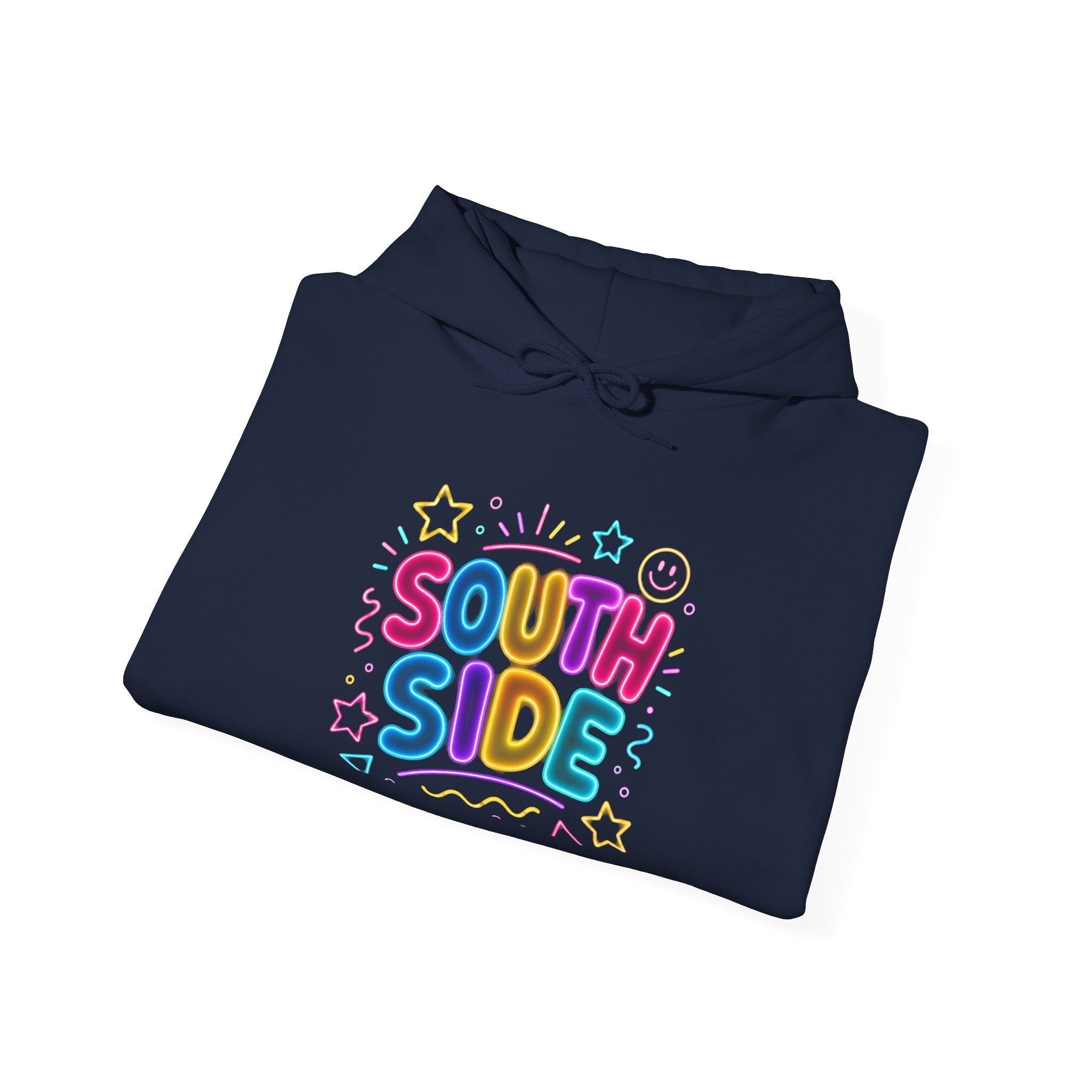 Southside Colorful Pastel Hoodie — "SOUTH SIDE" Cute Graphic Pullover