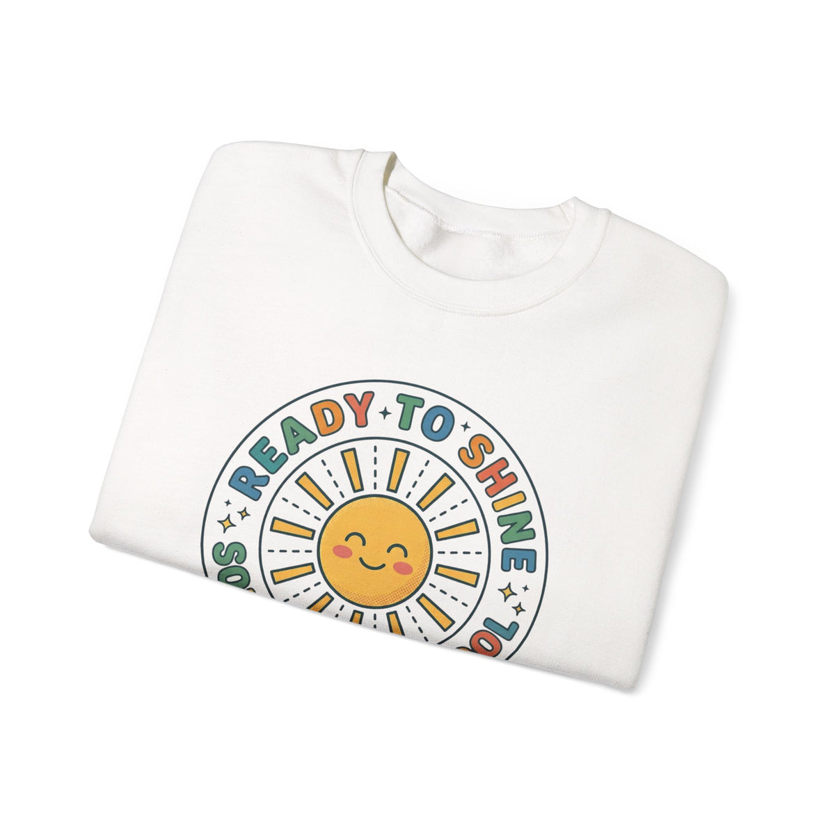 Ready to Shine Sun Graphic Crewneck | First Day of School Sweatshirt
