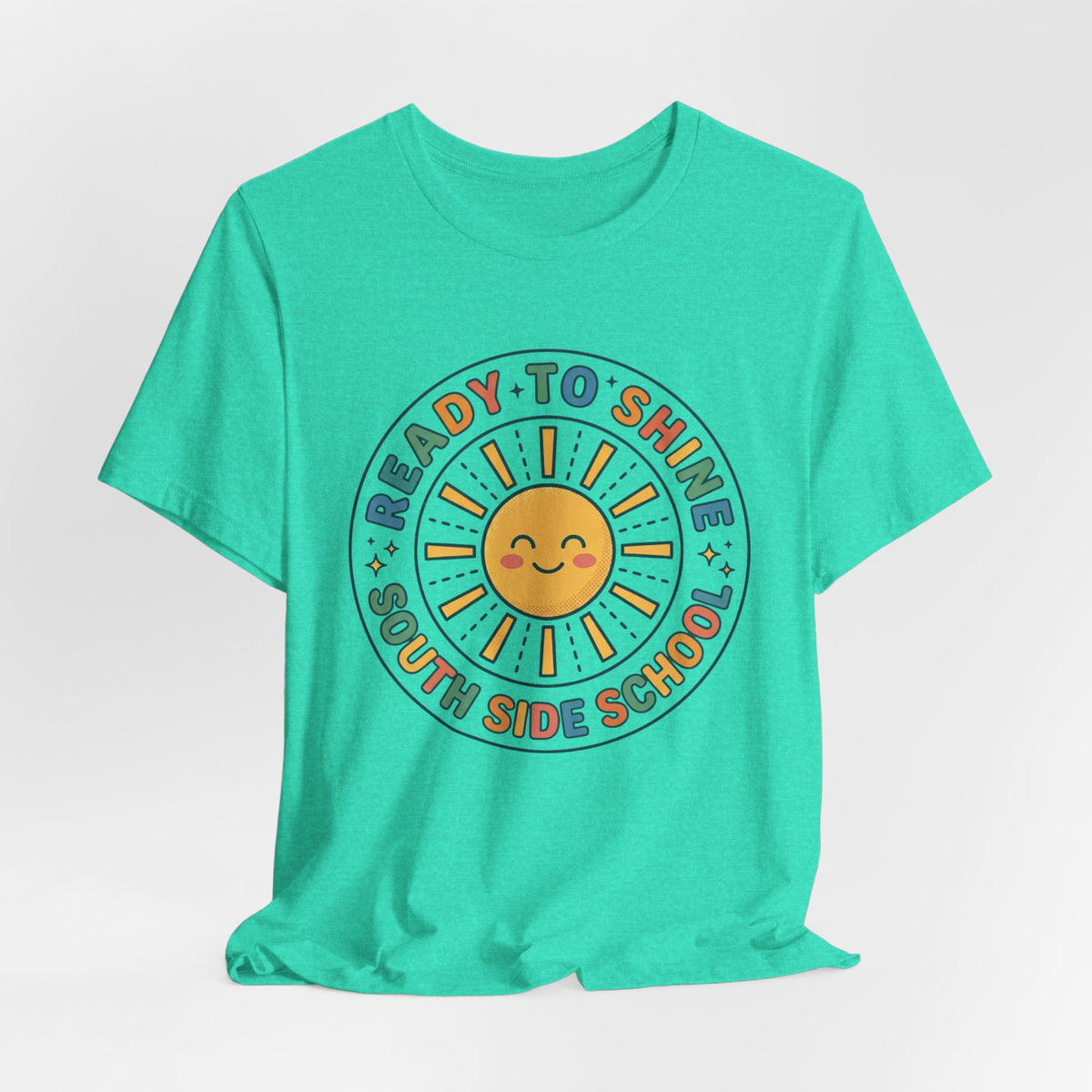 Ready to Shine Sun Graphic Tee | First Day of School, Grade Photo Shirt