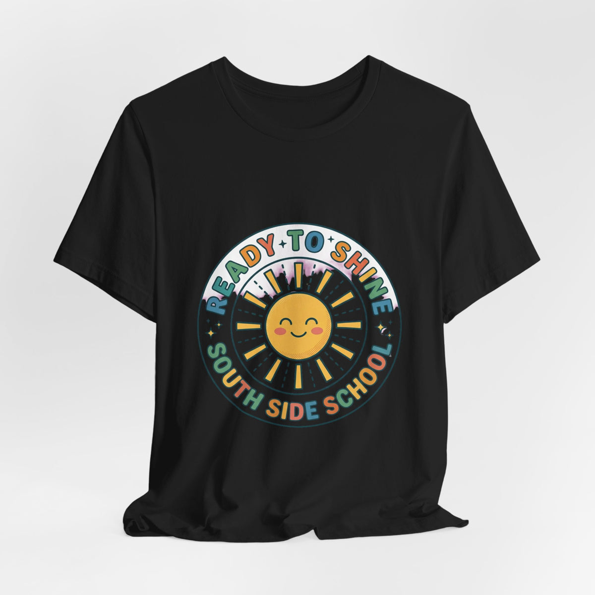 Ready to Shine Sun Graphic Tee | First Day of School, Grade Personalization