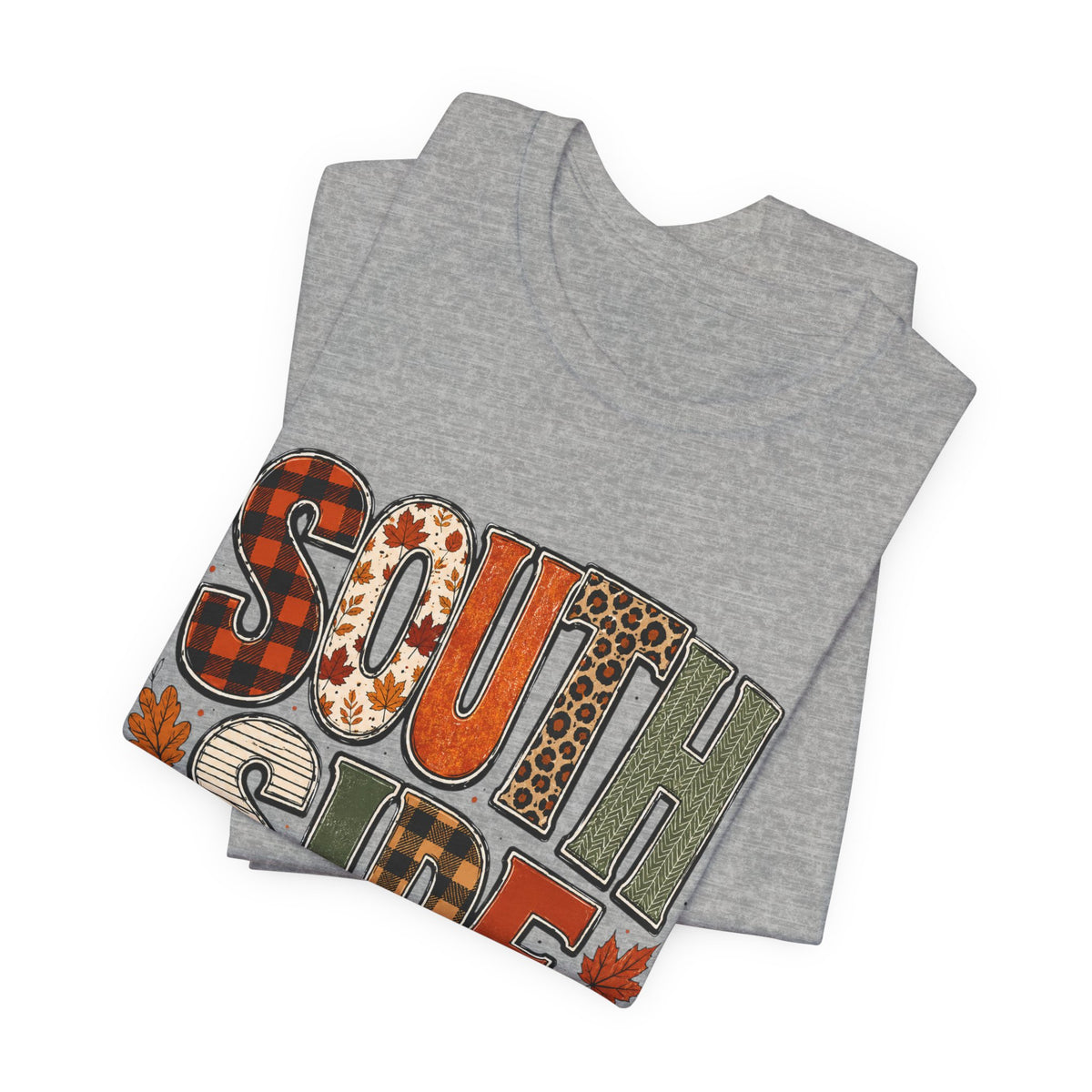 Fall Plaid & Leopard South Side Tee