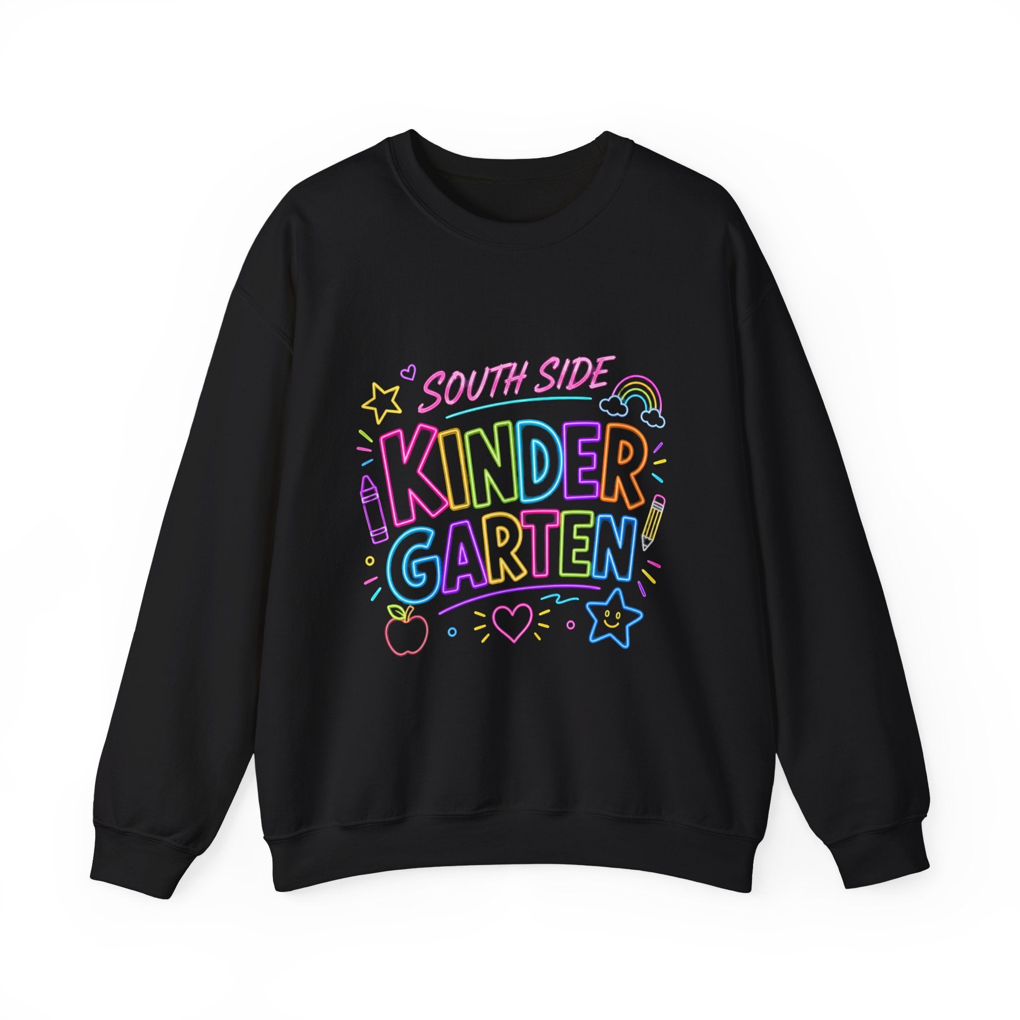 Kindergarten Crewneck Sweatshirt — South Side Pastel Kids School Shirt