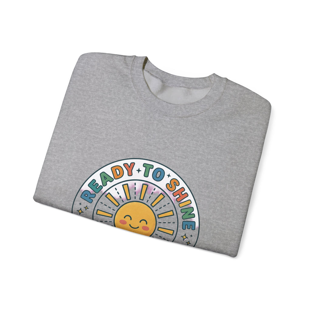 Ready to Shine Sweatshirt | First Day of School, Grade Personalization