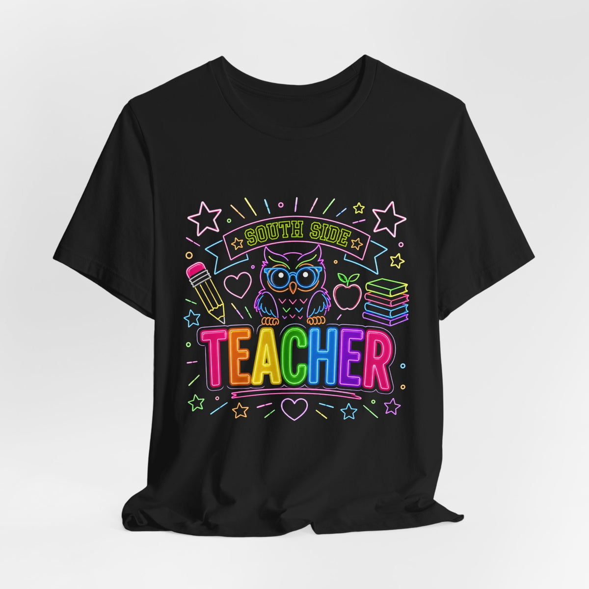 Teacher Neon Owl T-Shirt