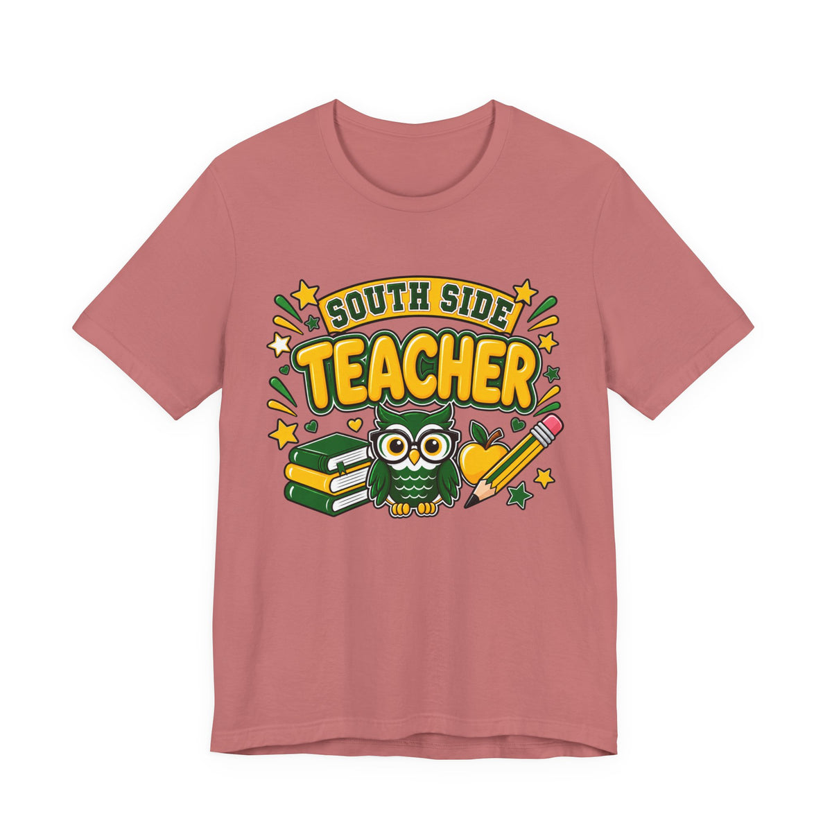 South Side Teacher T-Shirt — Cute Owl
