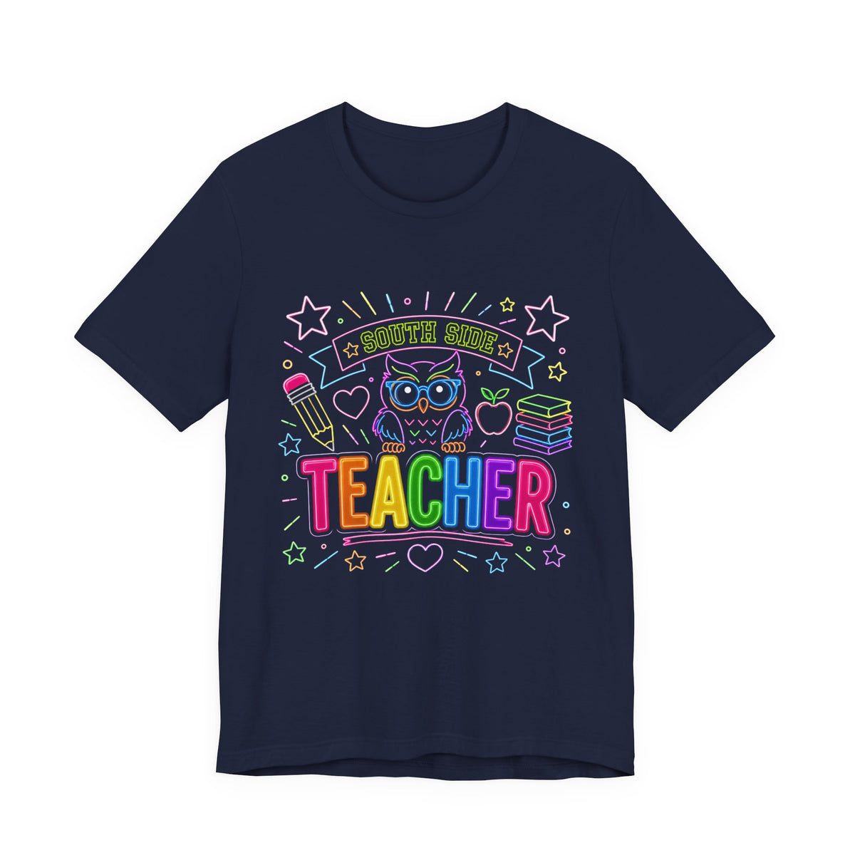 Teacher Neon Owl T-Shirt