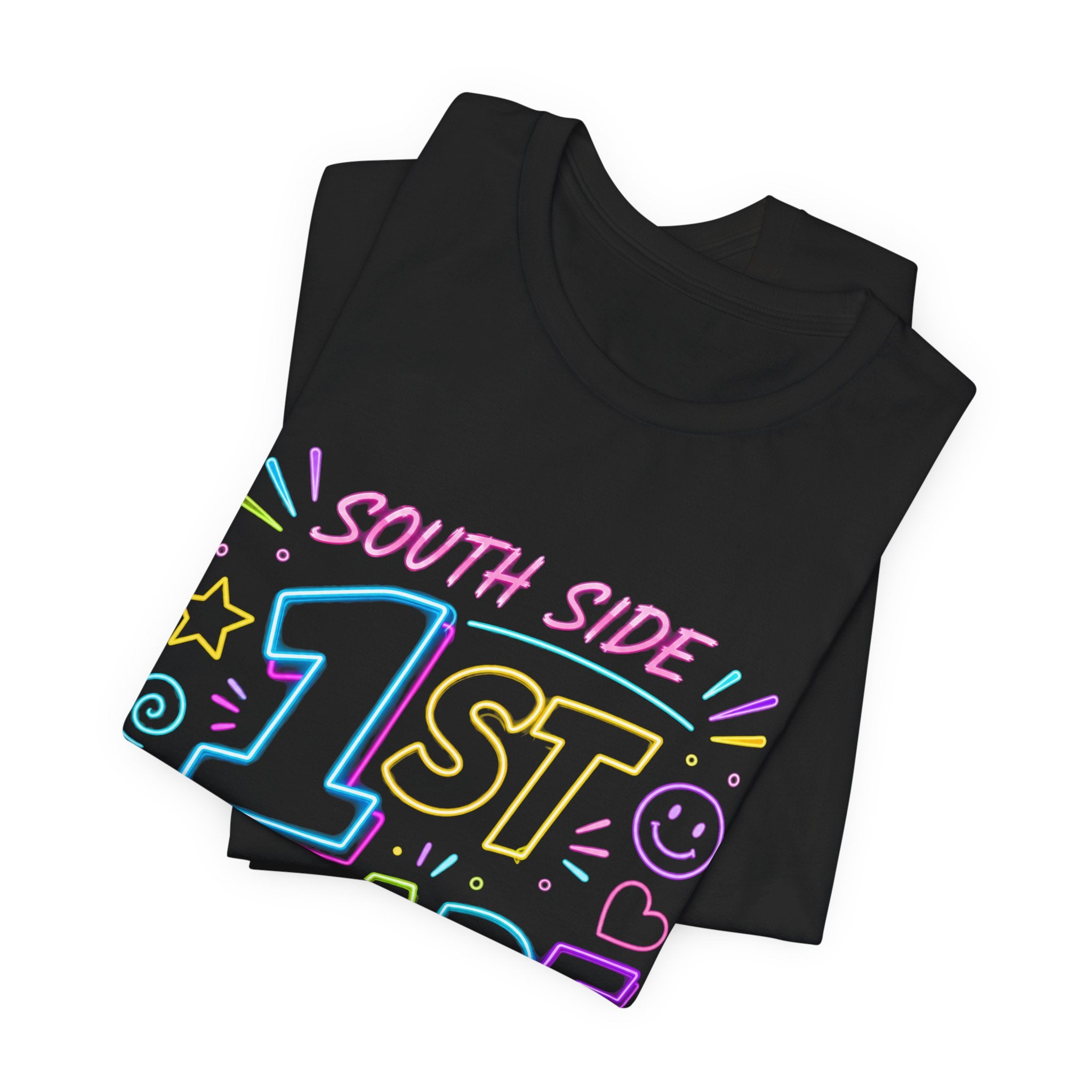 South Side 1st Grade T-Shirt — Colorful Pastel Back-to-School Tee for First Graders
