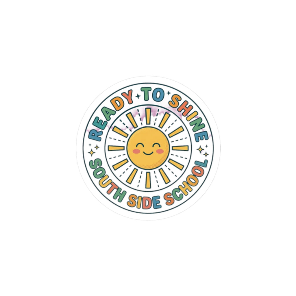 Ready to Shine Sun Sticker | First Day of School, Grade Personalization