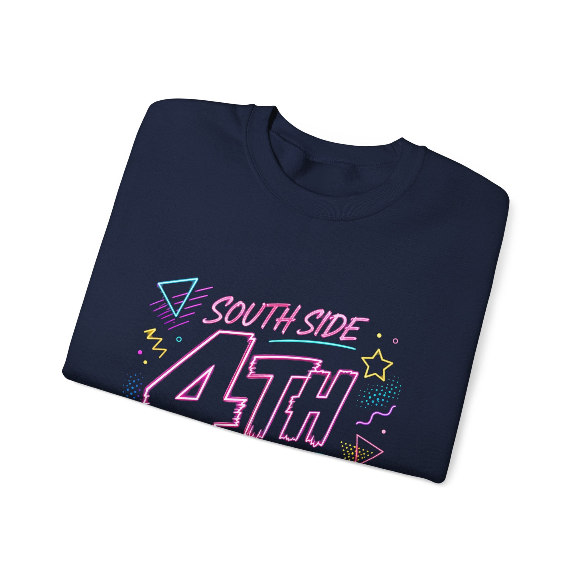 4th Grade Crewneck Sweatshirt — South Side Retro Pastel School Shirt