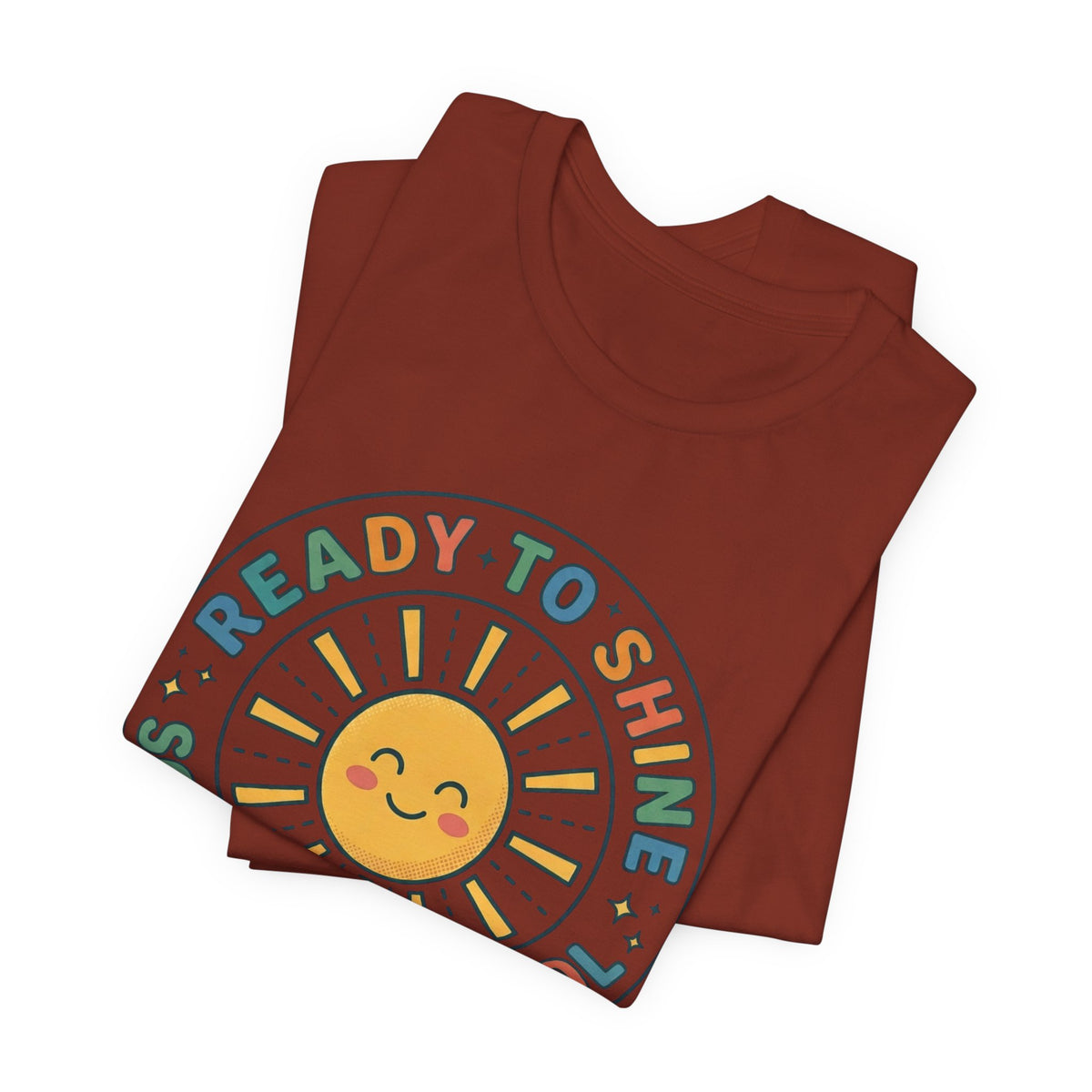 Ready to Shine Sun Graphic Tee | First Day of School, Grade Photo Shirt