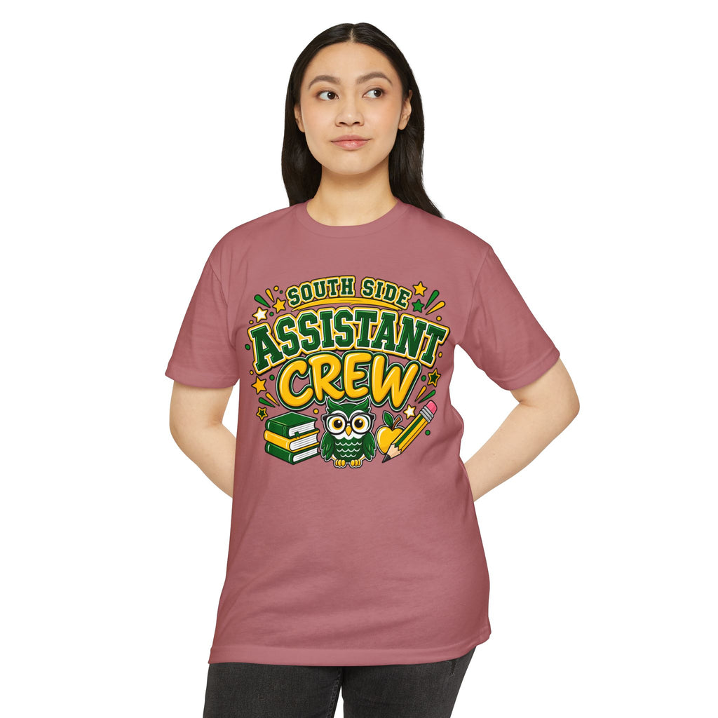 Assistant Crew T-Shirt – South Side School Owl Design