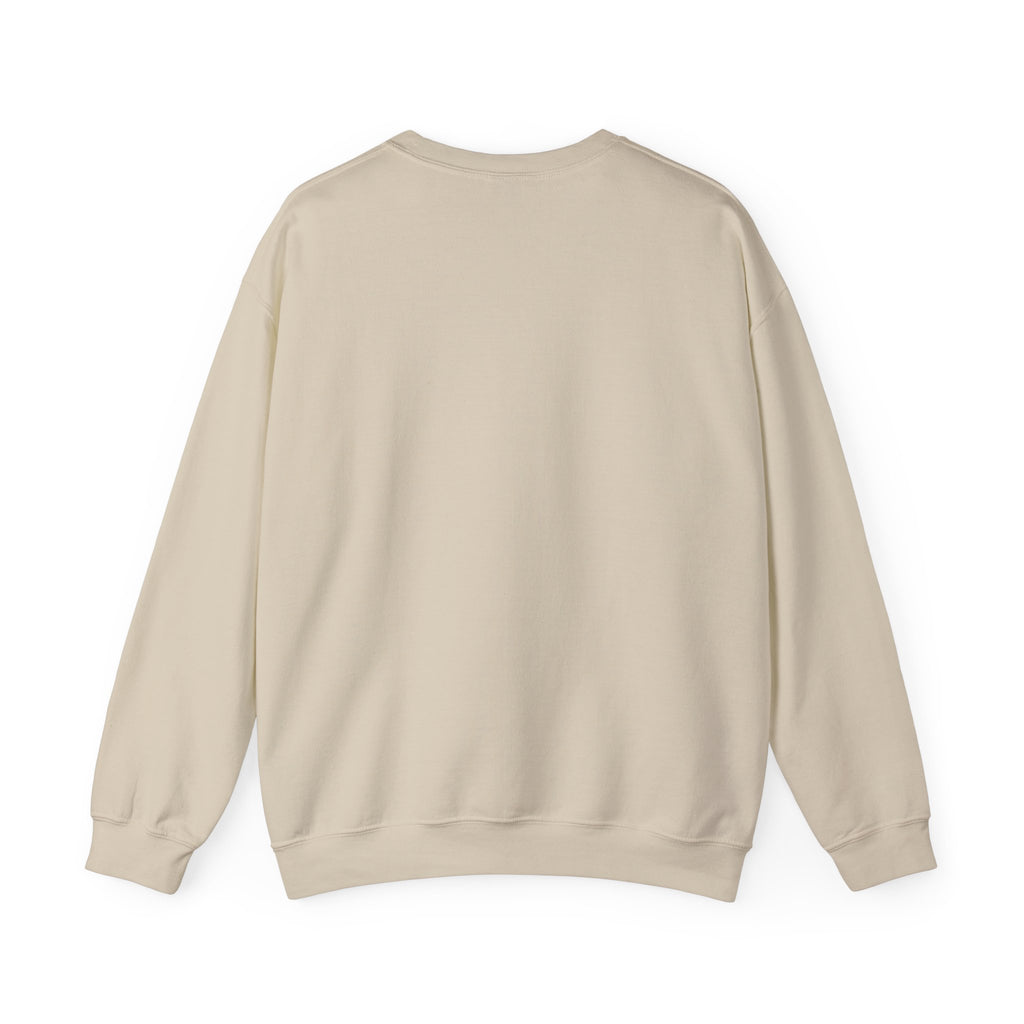 Let's Glow! Crewneck Sweatshirt — Retro Colorblock Graphic Pullover