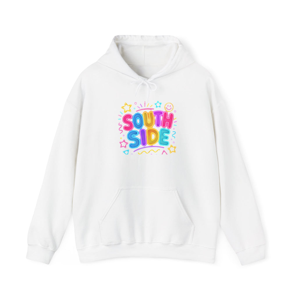 Southside Colorful Pastel Hoodie — "SOUTH SIDE" Cute Graphic Pullover