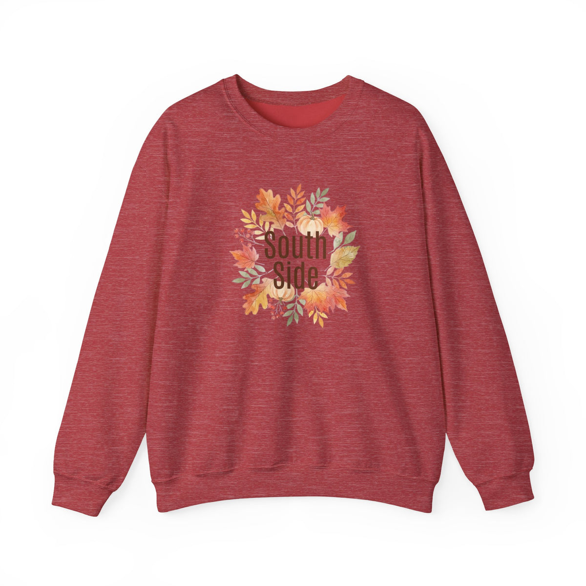 South Side Fall Leaves Crewneck Sweatshirt | Thanksgiving, Harvest