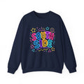South Side Colorful Retro Crewneck Sweatshirt — Pastel Bubble Letter Design