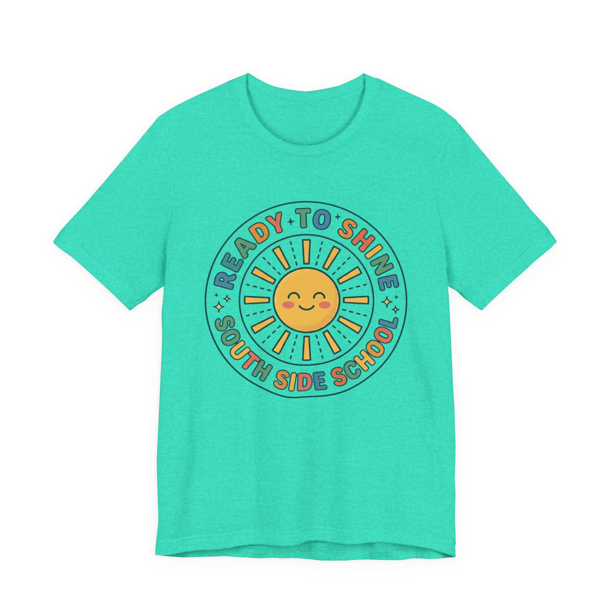 Ready to Shine Sun Graphic Tee | First Day of School, Grade Photo Shirt