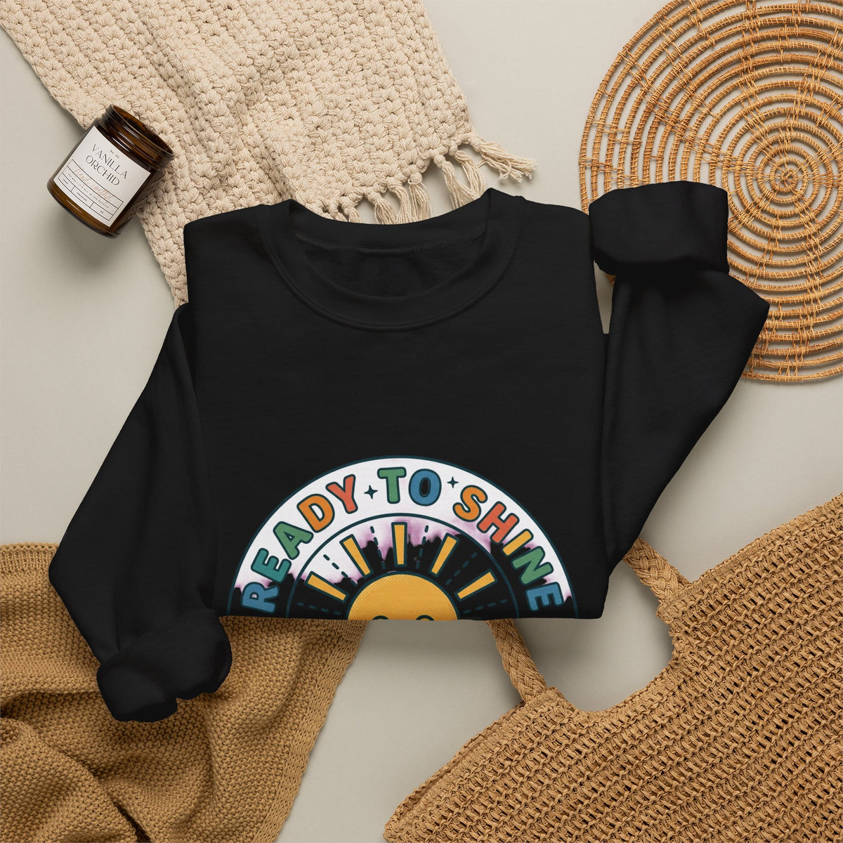 Ready to Shine Sweatshirt | First Day of School, Grade Personalization