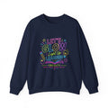 Glow Learning Crewneck Sweatshirt — "Let's Glow While Learning" Pastel Graphic