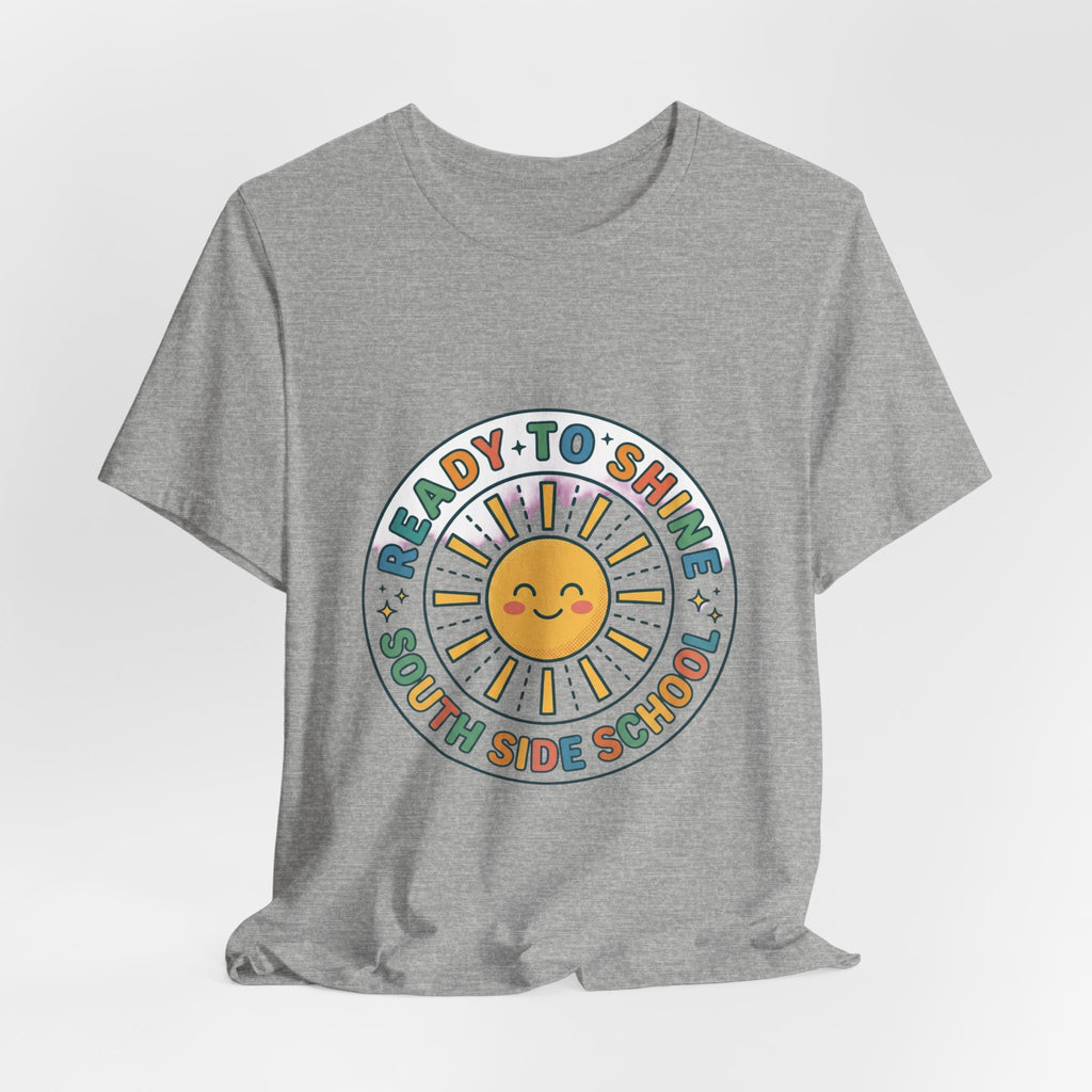Ready to Shine Sun Graphic Tee | First Day of School, Grade Personalization