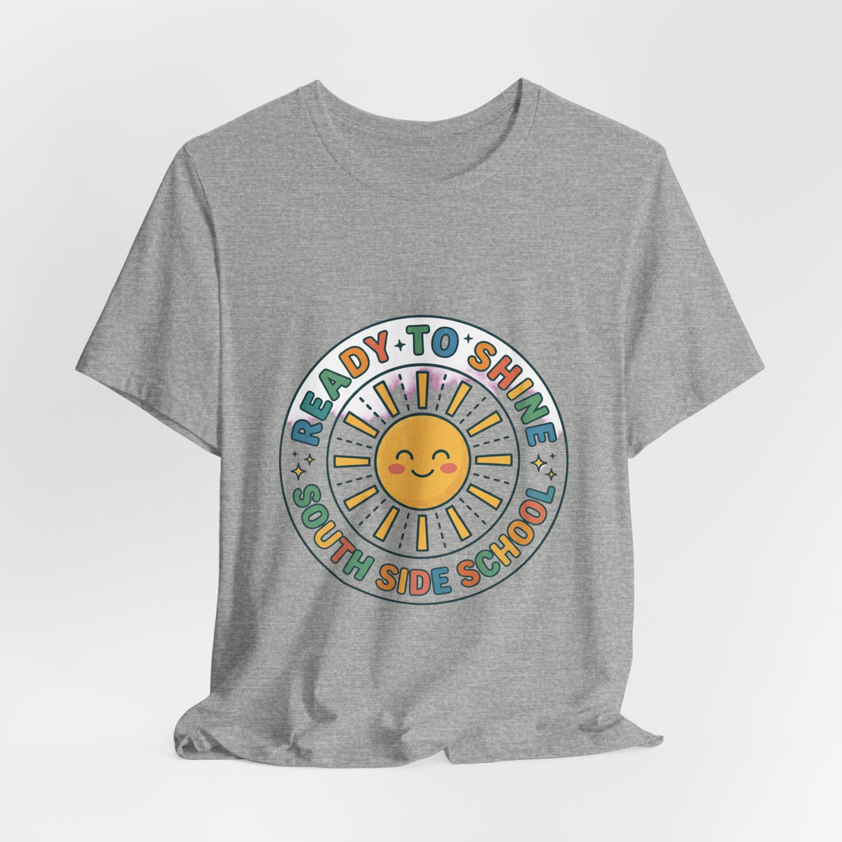 Ready to Shine Sun Graphic Tee | First Day of School, Grade Personalization