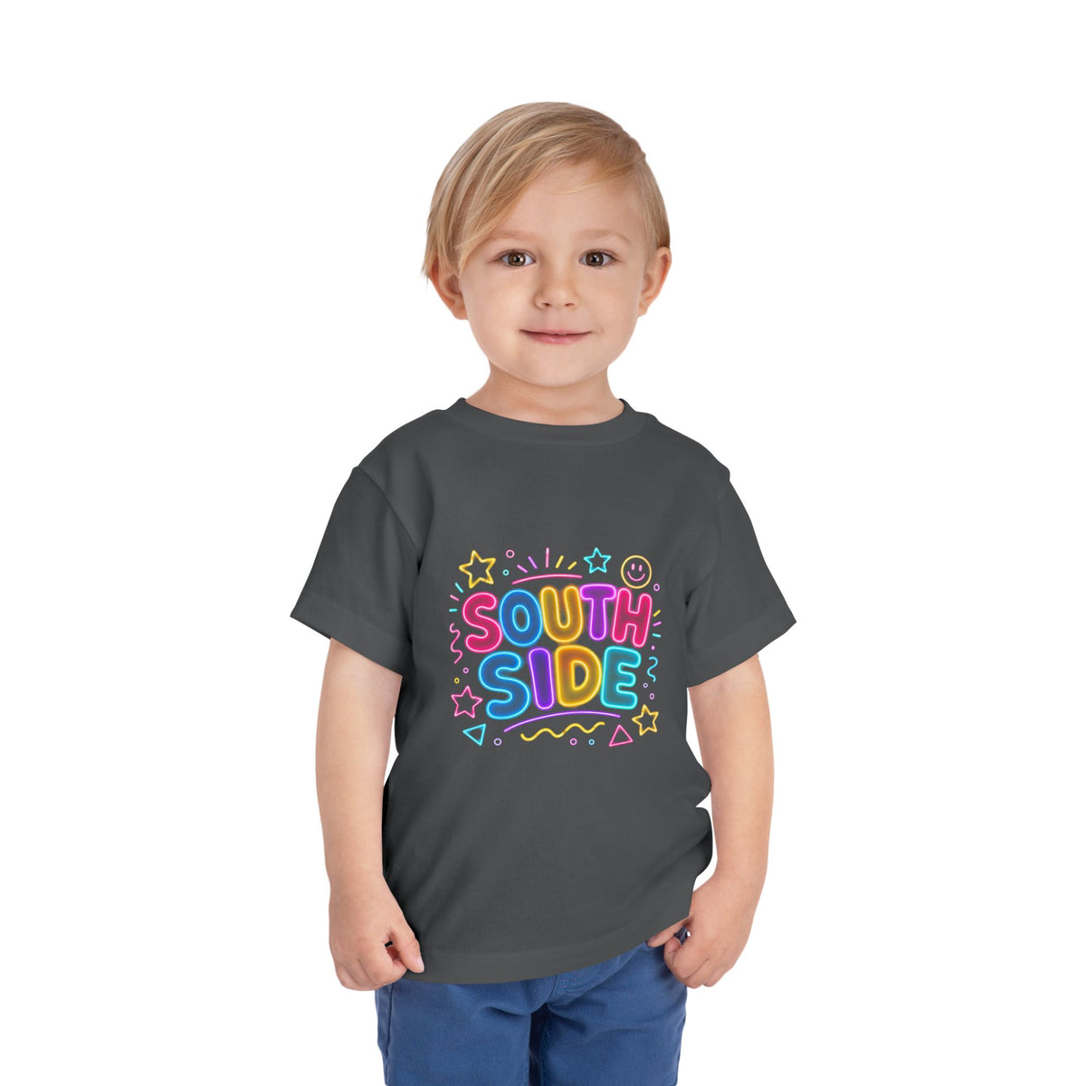 Toddler Tee - 'South Side' Colorful Kids Graphic Shirt