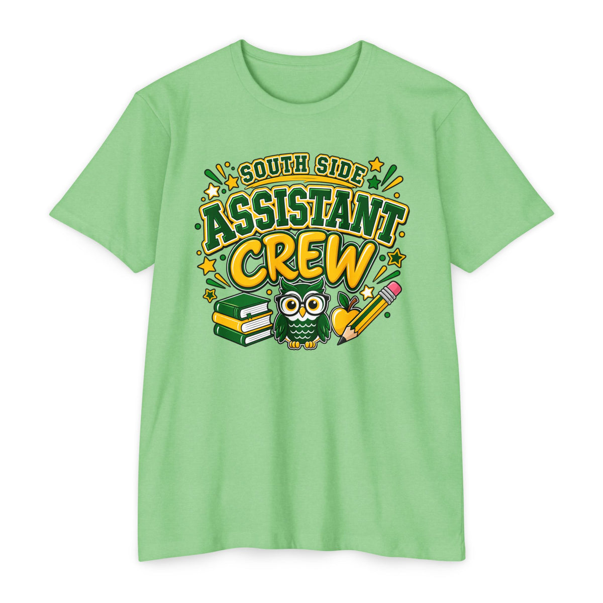 Assistant Crew T-Shirt – South Side School Owl Design