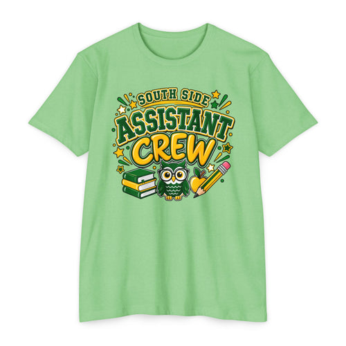 Assistant Crew T-Shirt – South Side School Owl Design