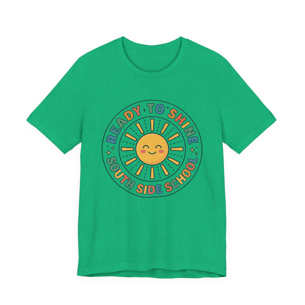 Ready to Shine Sun Graphic Tee | First Day of School, Grade Photo Shirt