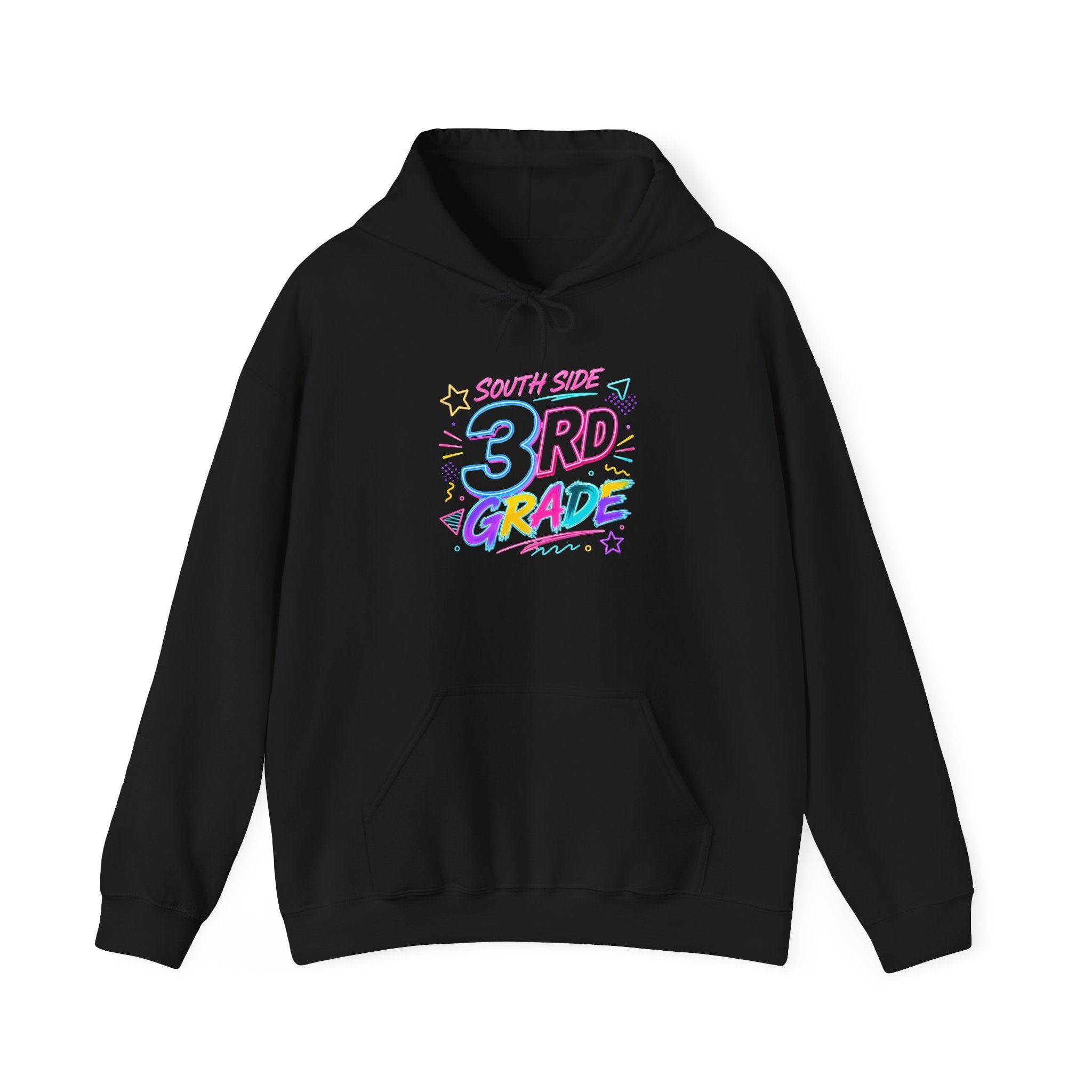 3rd Grade Hoodie — Colorful Back-to-School Kids Sweatshirt