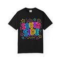 South Side Neon Graphic T-Shirt — Colorful Retro Streetwear Top