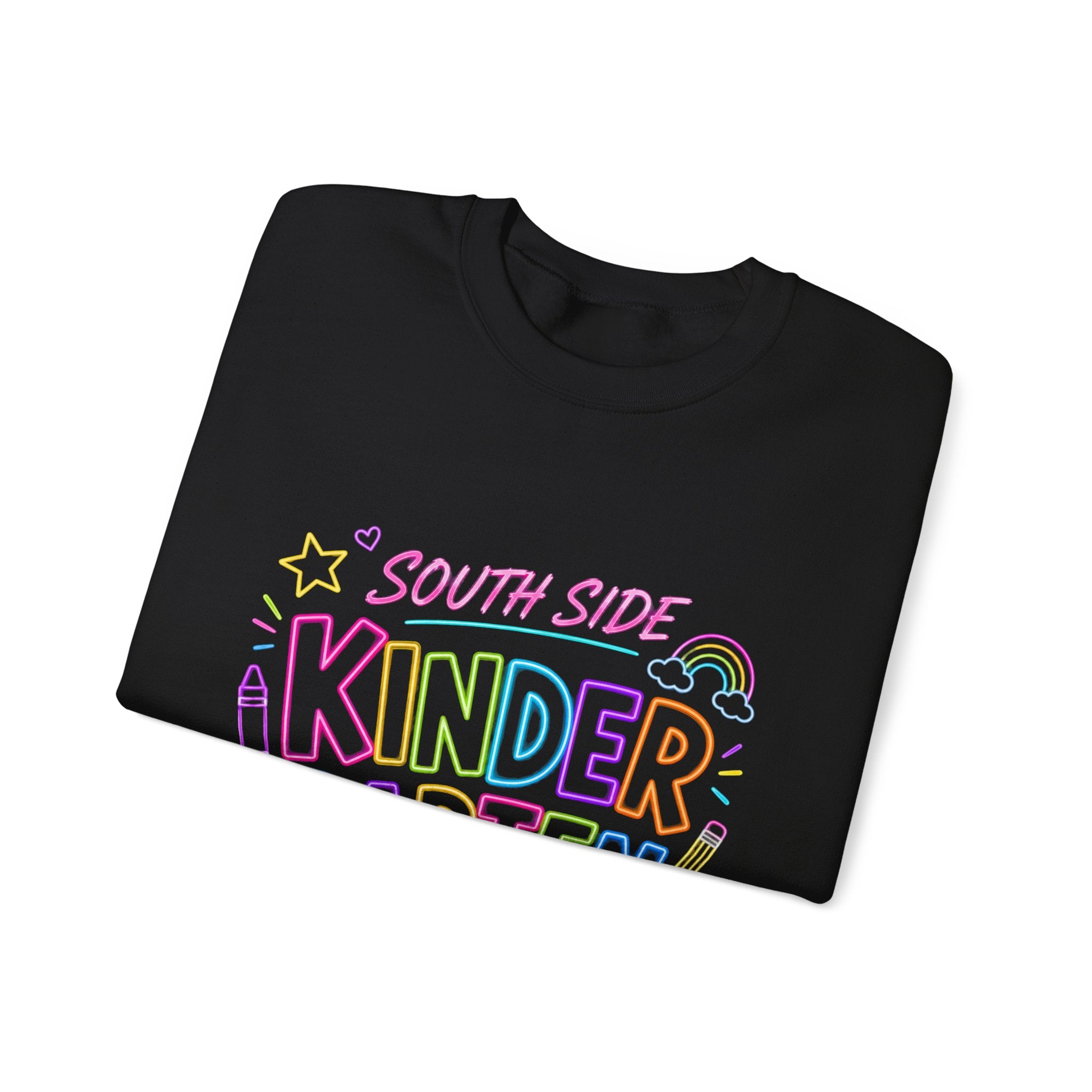Kindergarten Crewneck Sweatshirt — South Side Pastel Kids School Shirt