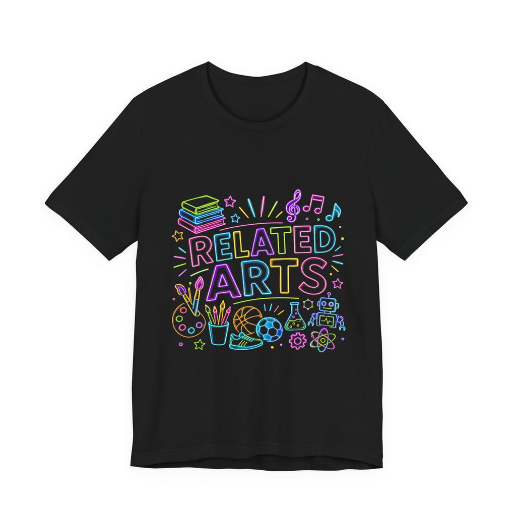 Related Arts T-Shirt — Pastel School Subjects Graphic Tee