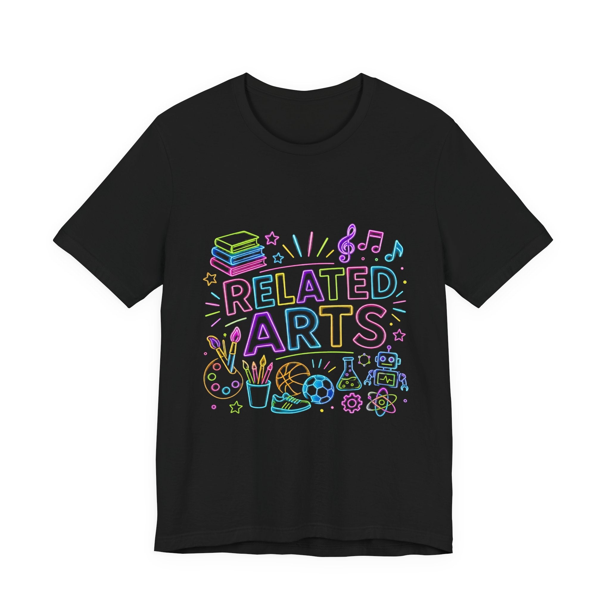 Related Arts T-Shirt — Pastel School Subjects Graphic Tee