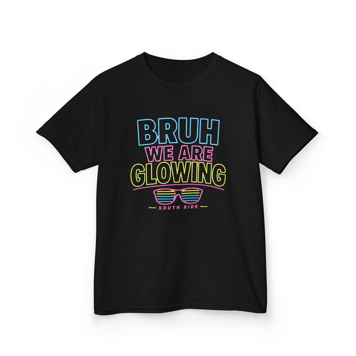 Kids T-Shirt - "Bruh We Are Glowing"