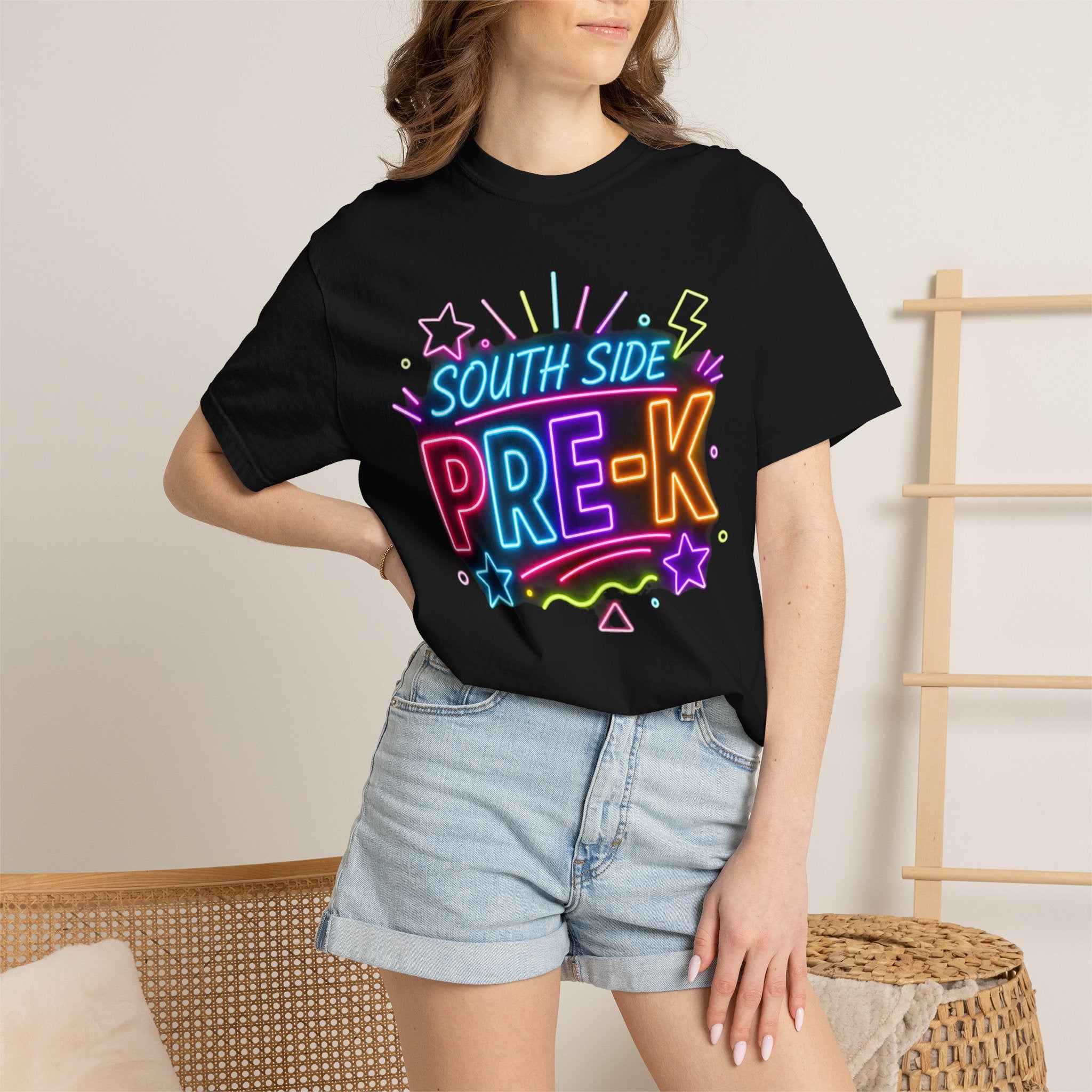 Pre-K Neon Logo T-Shirt — South Side Preschool & Kindergarten Shirt
