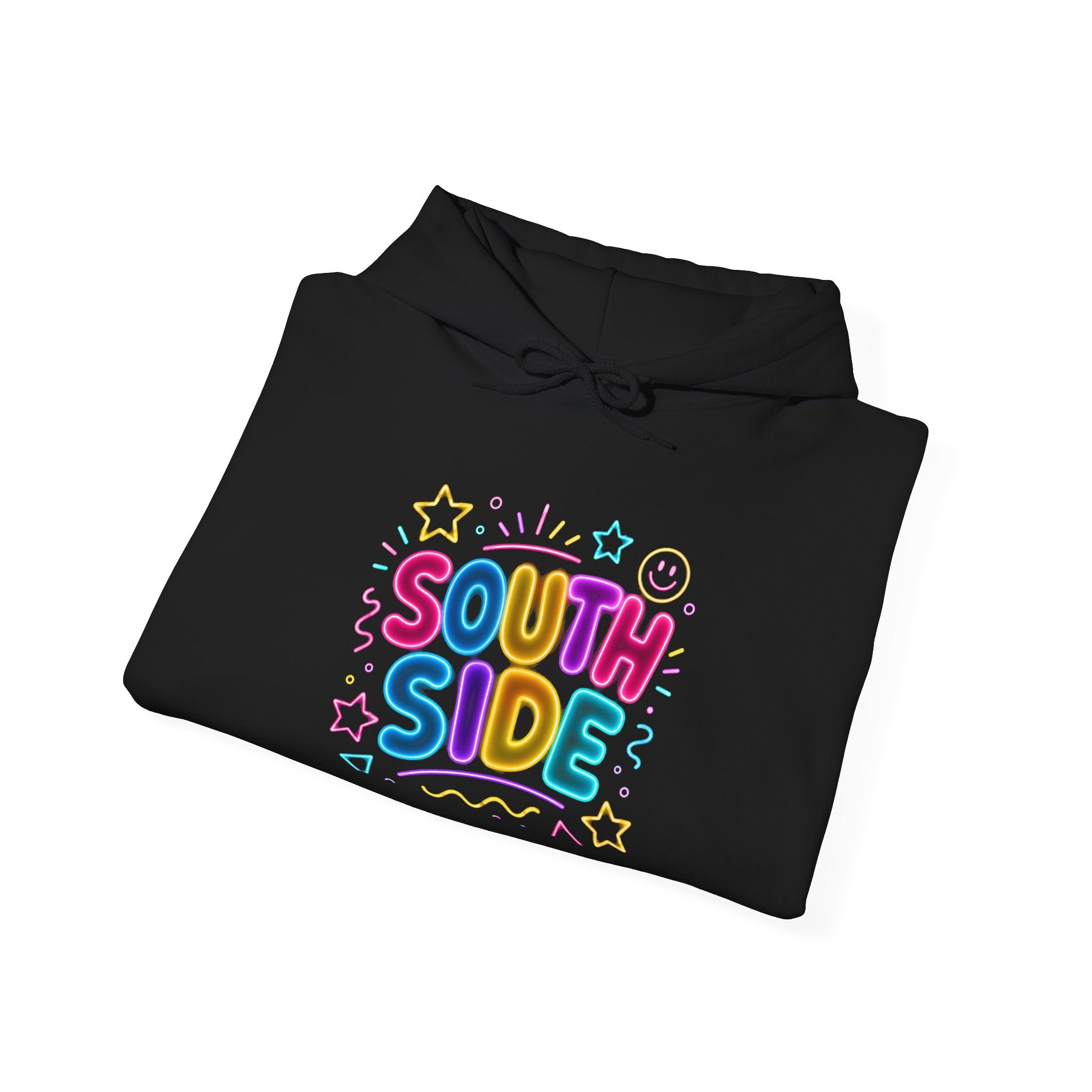 Southside Colorful Pastel Hoodie — "SOUTH SIDE" Cute Graphic Pullover