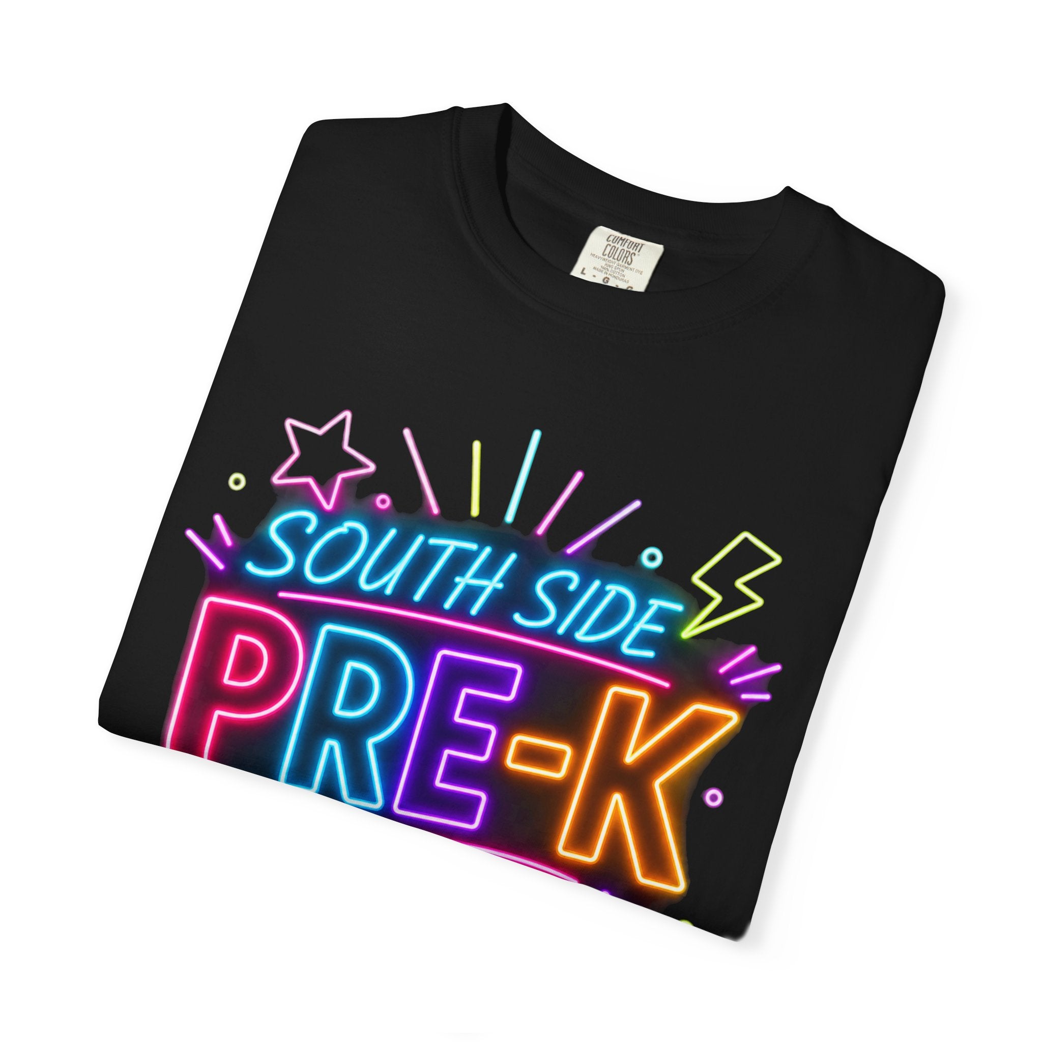 Pre-K Neon Logo T-Shirt — South Side Preschool & Kindergarten Shirt